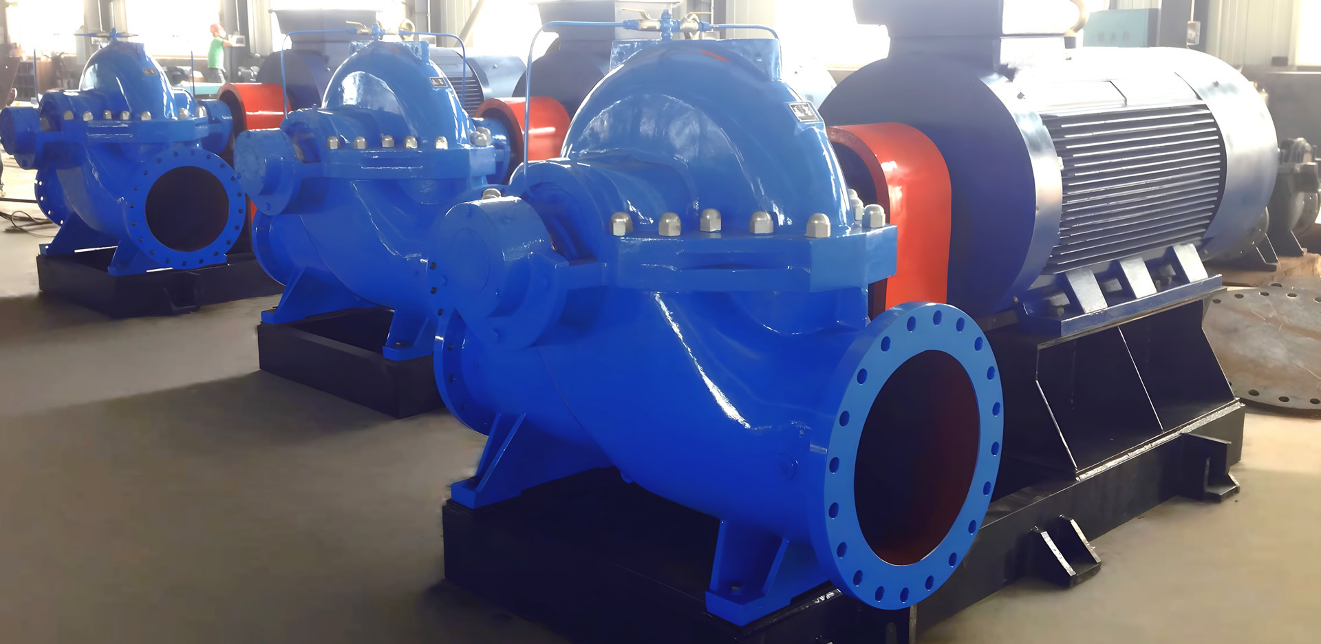 高效节能单级双吸中开式离心泵厂家博源机电