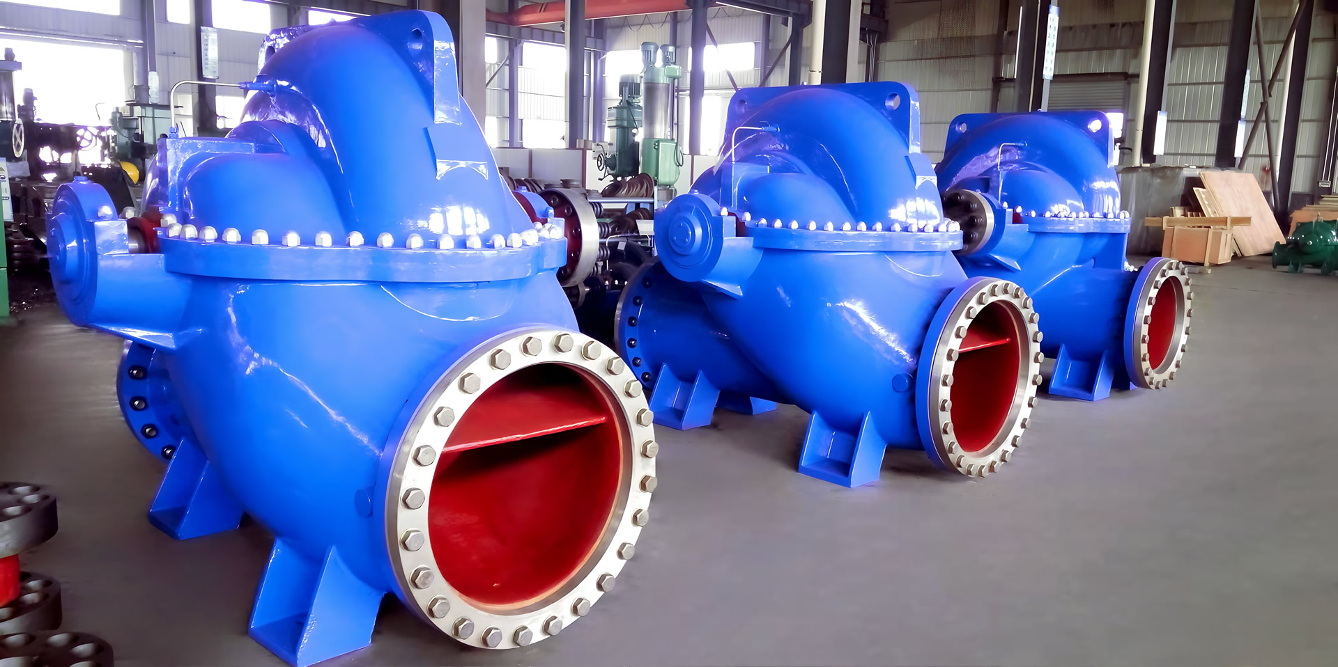 高效节能单级双吸中开式离心泵厂家博源机电